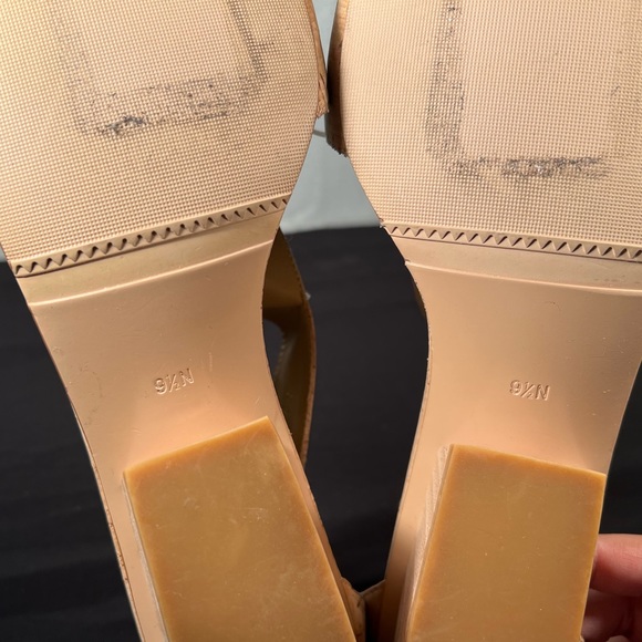 VANELi Womens sandal Calyx Tan Ankle Strap Heels Size 9.5 - Picture 9 of 10